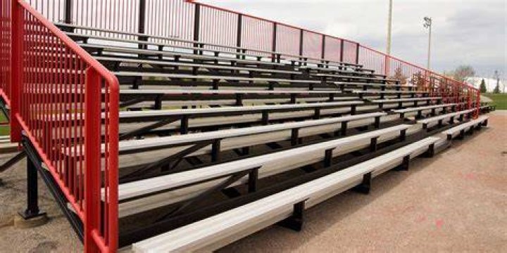 Are bleachers considered fixed seating?