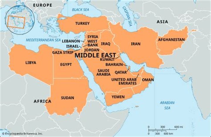 Are middle eastern countries asian?