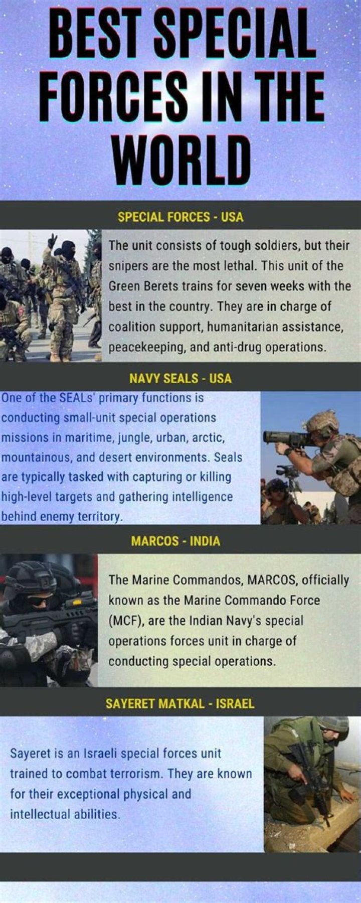 Are special forces the best?