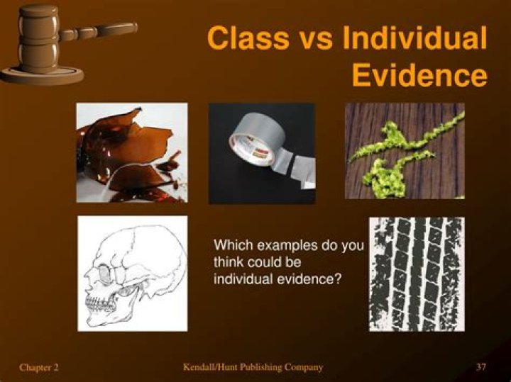 Are striations class or individual evidence?