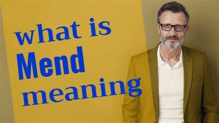 At does mend mean?