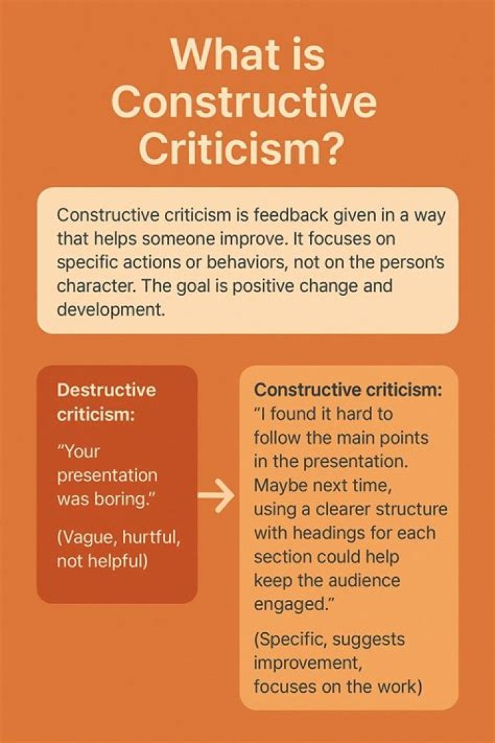 At is constructive criticism?