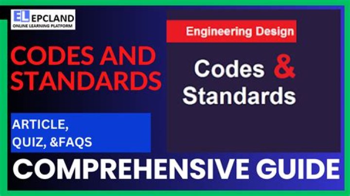 By codes and standards?