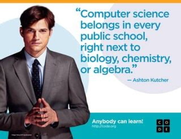 Can ashton kutcher code?