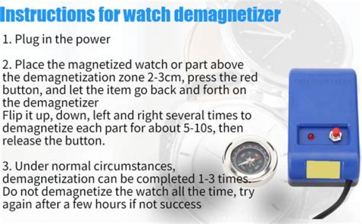 Can demagnetizer damage watch?