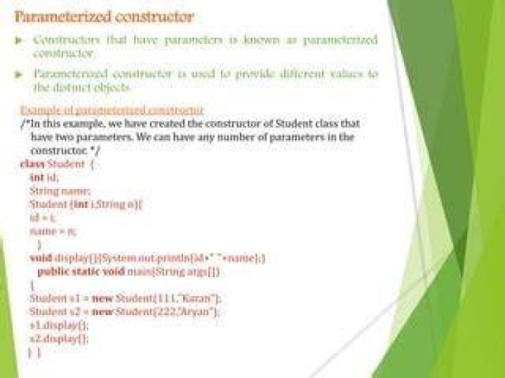 Can servlet have parameterized constructor?