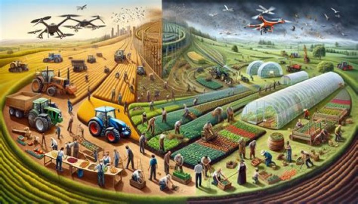 Did improved transportation affect farming?