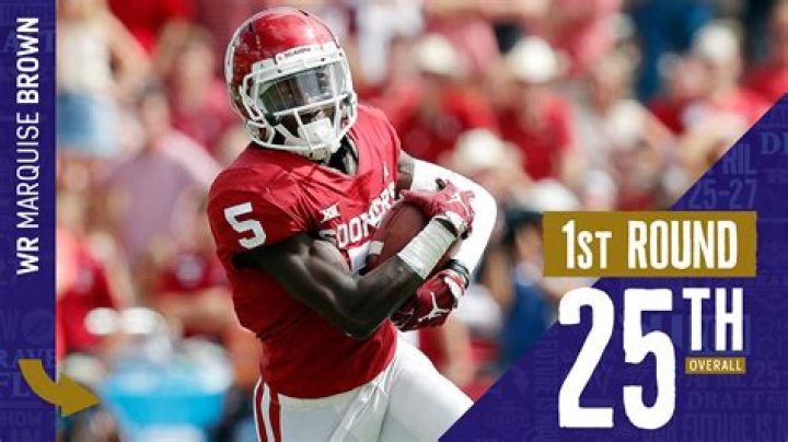 Did marquise brown get drafted?