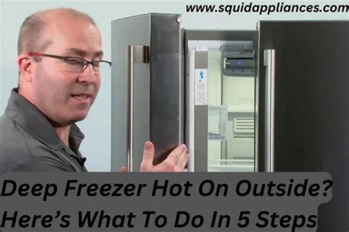 Do deep freezers get hot on the outside?