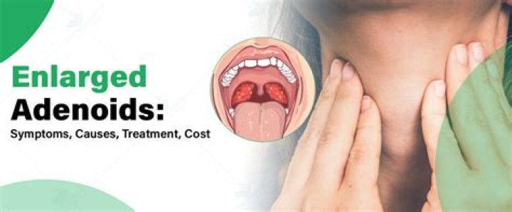 Does adenoids cause fever?