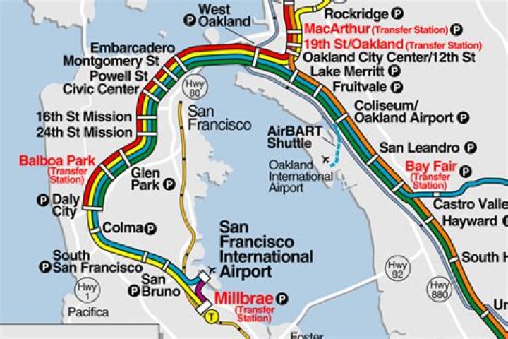 Does bart go to millbrae?