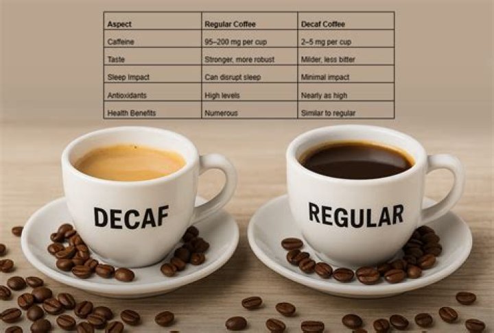 Does decaf coffee have tannins?