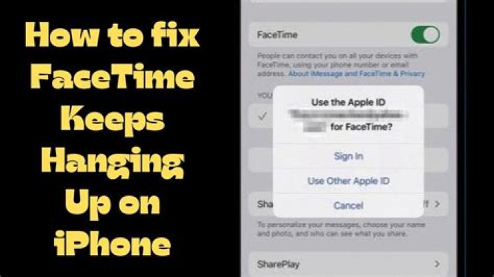 Does facetime hang up?