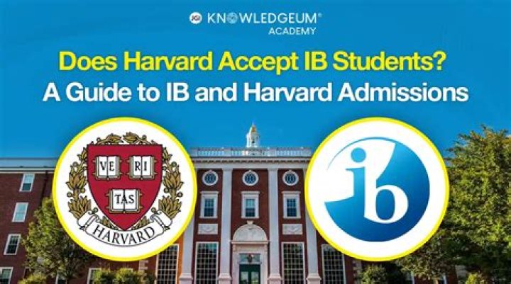 Does harvard accept ib credit?