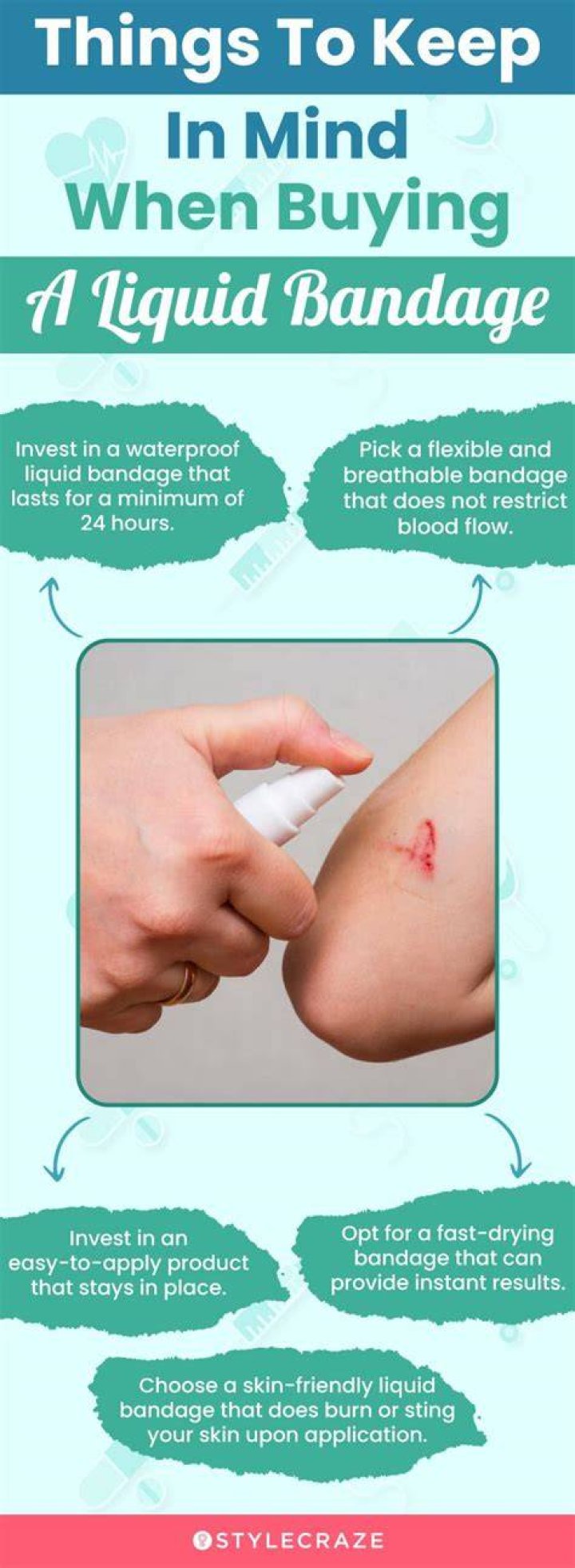 Does liquid bandage sting?