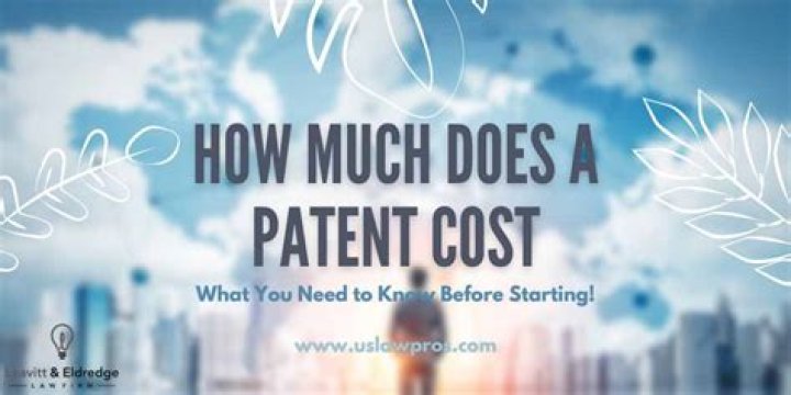 Does patenting cost money?