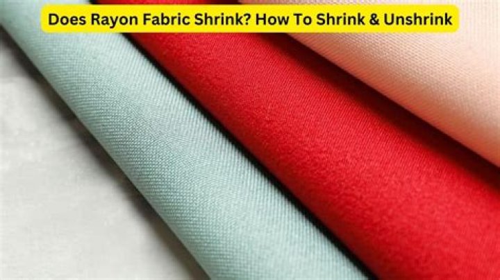 Does rayon nylon spandex shrink?