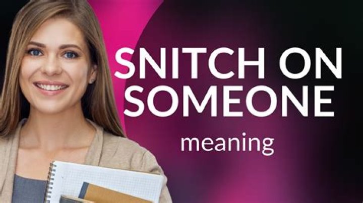 Does snitching reduce your sentence?