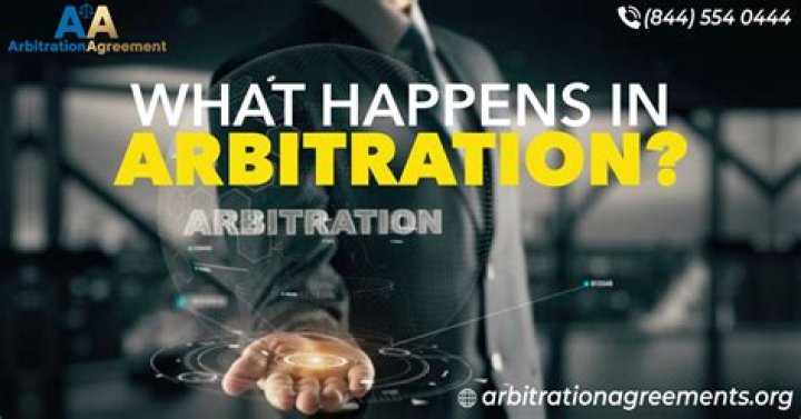During arbitration what happens?