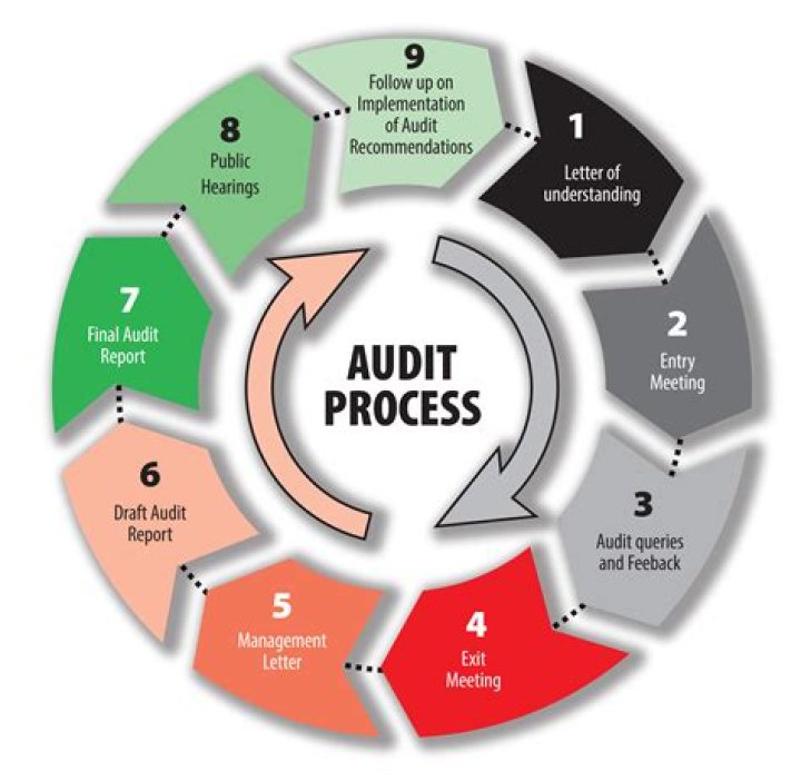 During the audit process an organization?