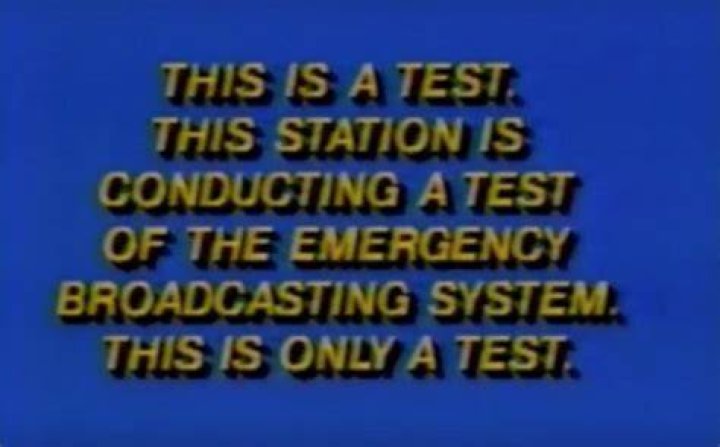 Has emergency broadcast ever been used?