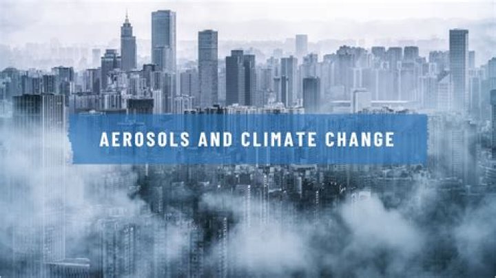 How aerosols influence climate?
