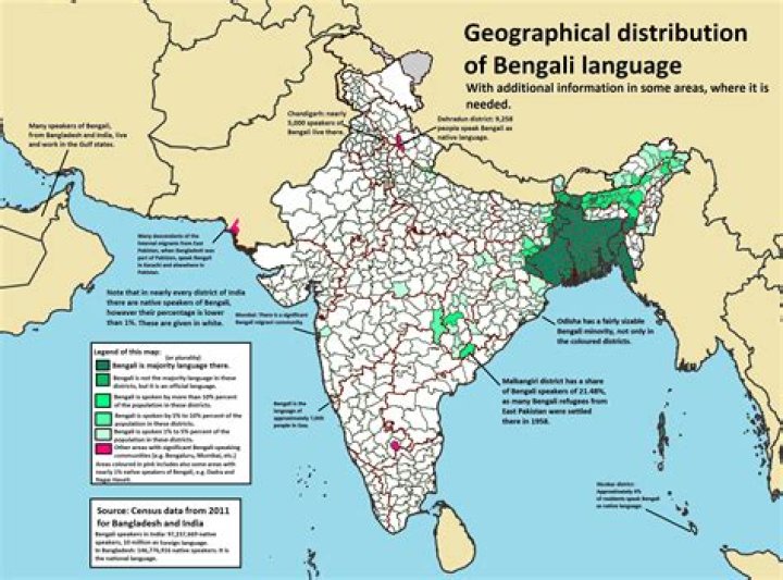 How bengali language came?