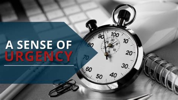 How does urgency feel?