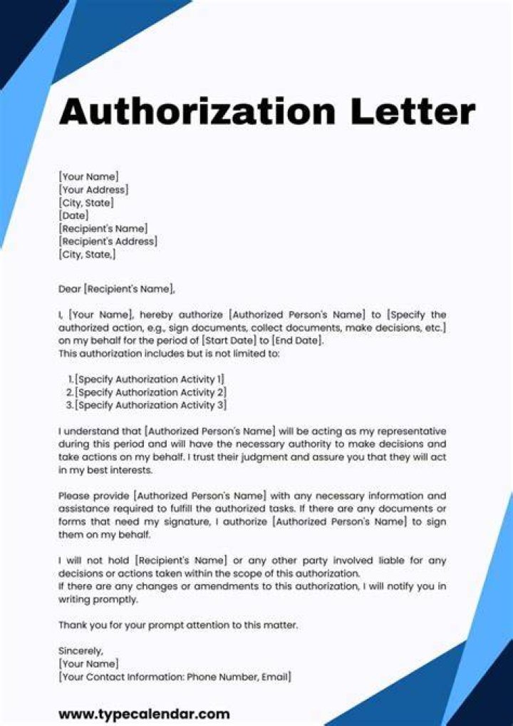 How duly authorized person?
