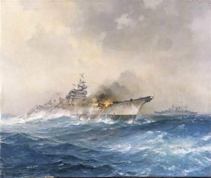 How sank the bismarck?