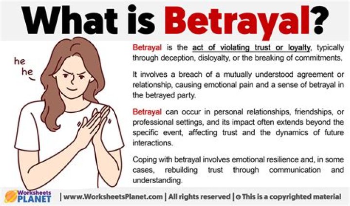 How the betrayer feels?
