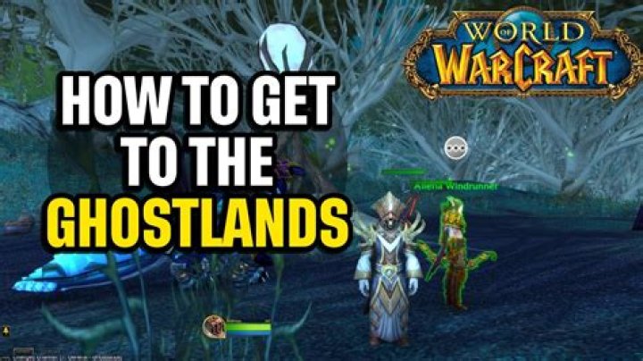 How to enter ghostlands as alliance?