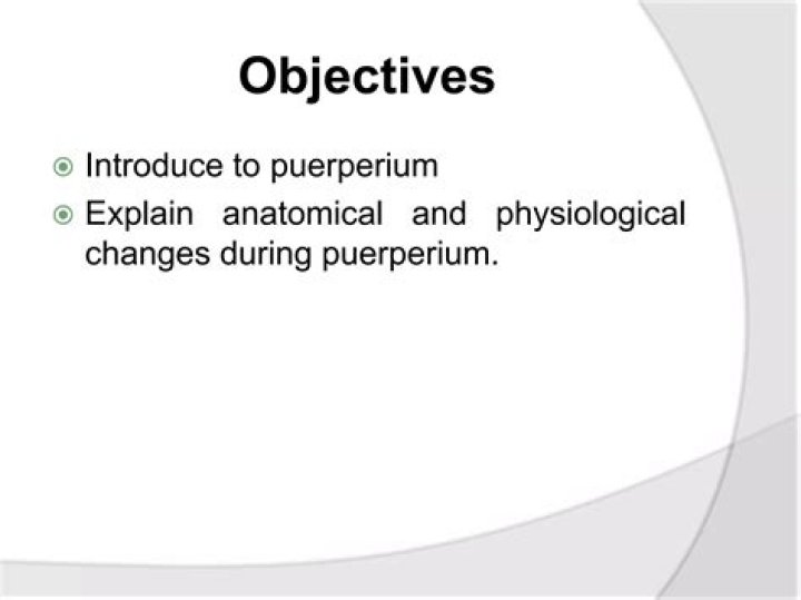 How to explain puerperium?