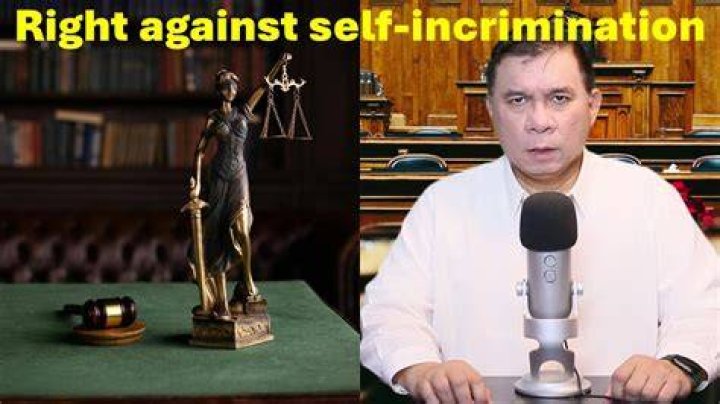 How to not self incriminate?