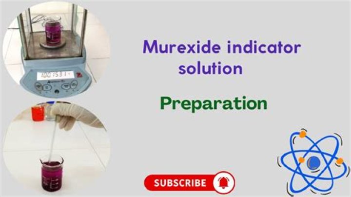 How to prepare murexide indicator solution?