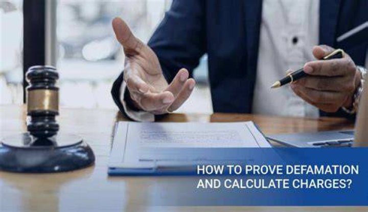 How to prove defamation?
