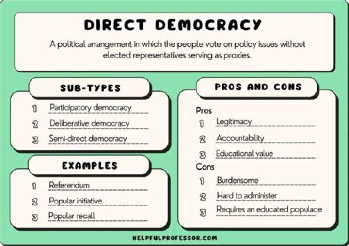 In a democracy elected representatives are answerable to?