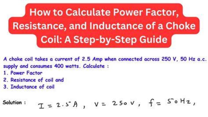 In choke coil power factor?