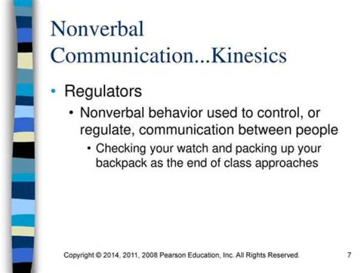 In nonverbal communication regulators?