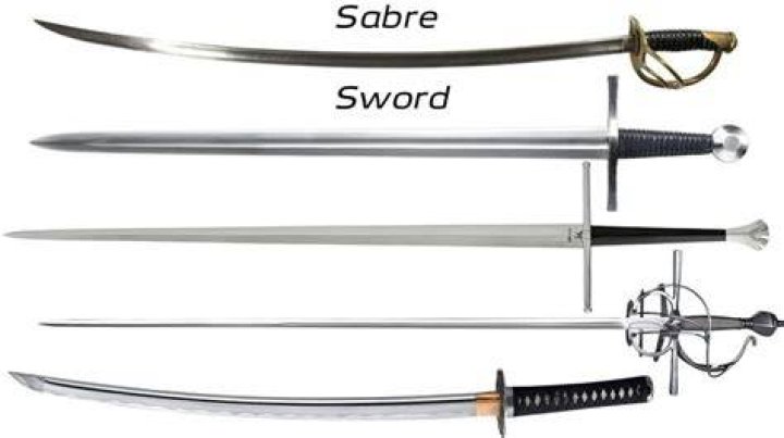 Is a saber a backsword?