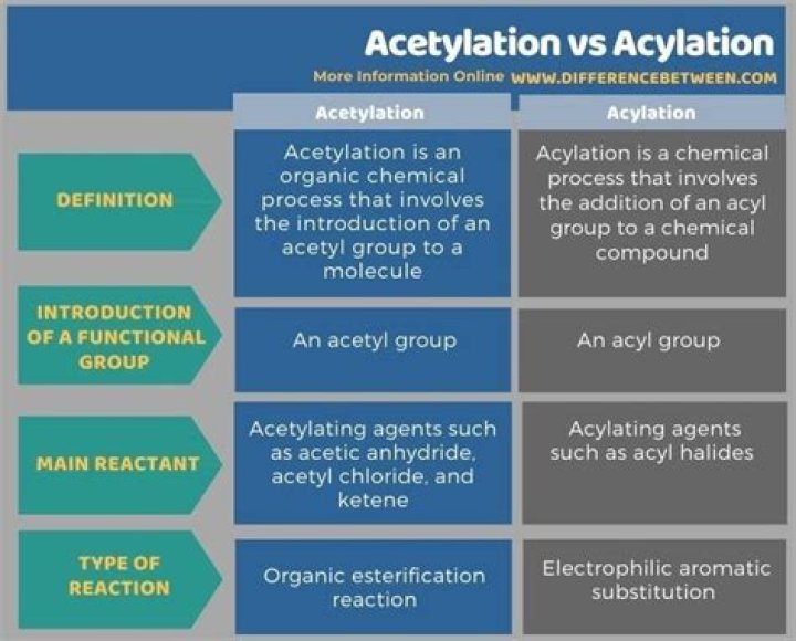 Is acylation and acetylation same?