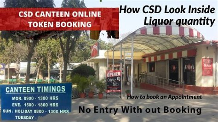 Is csd canteen open today?