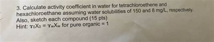 Is hexachloroethane soluble in water?