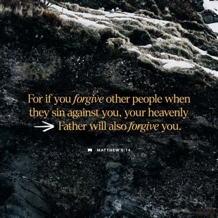 Is it forgive or forgiven?