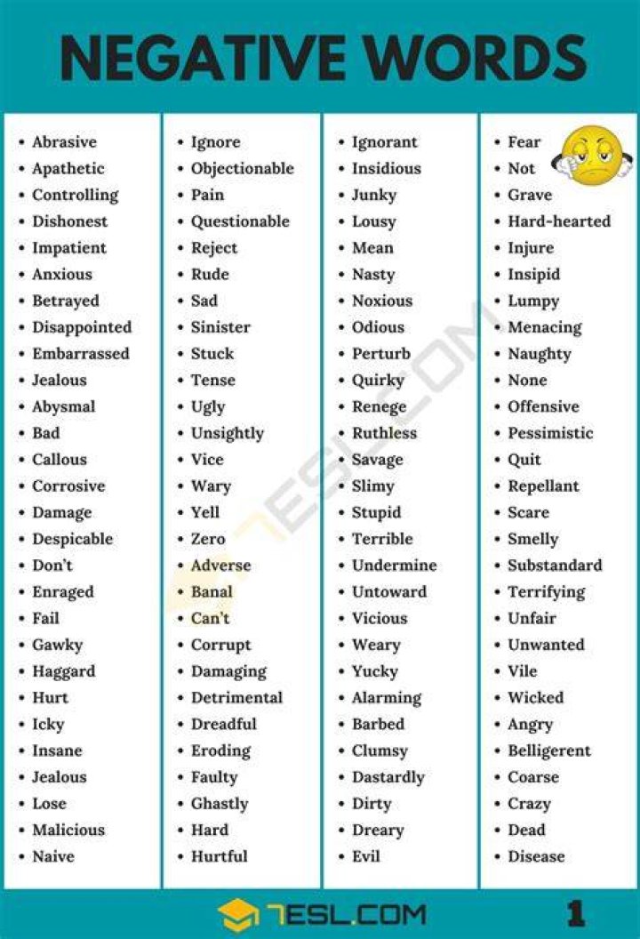 Is litany a negative word?