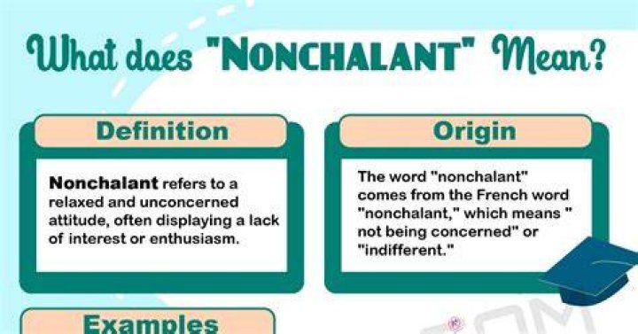 Is nonchalant a real word?