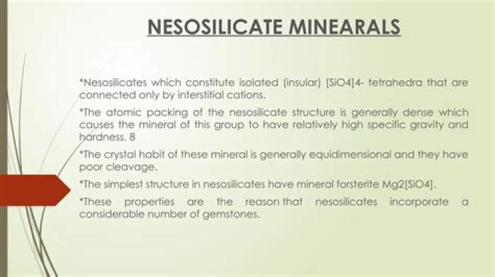 Is quartz a nesosilicate?