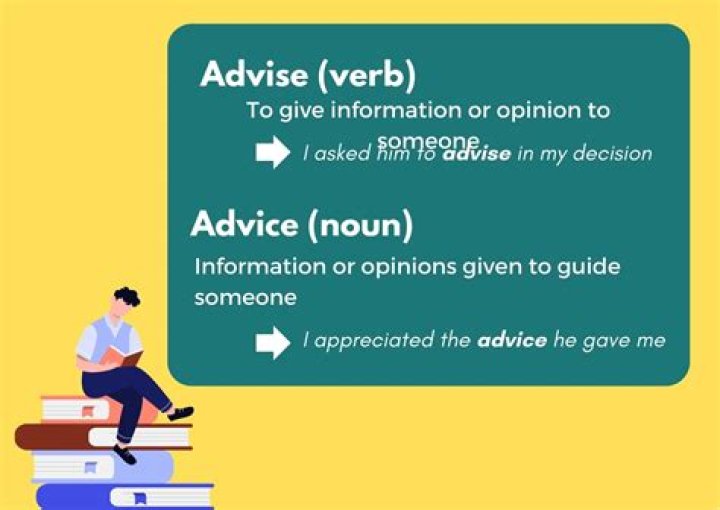 Is the word advice correct?