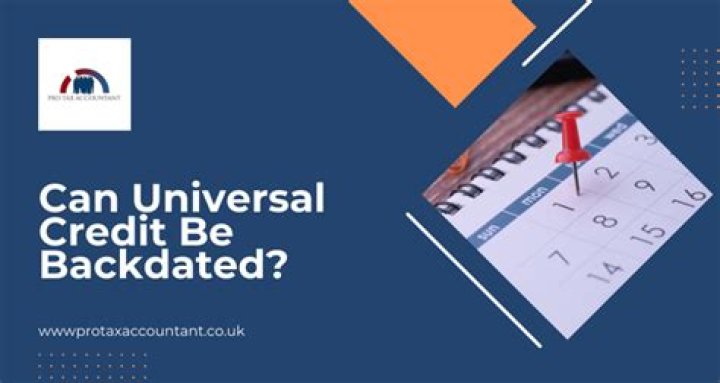 Should universal credit be backdated?