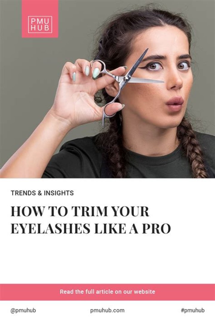 Should you trim eyelashes?